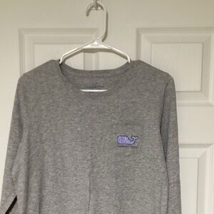Vineyard Vines Gray Long Sleeve Tee